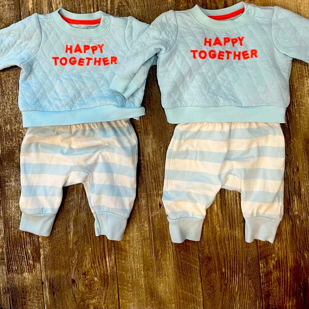 Cat and Jack matching set for twins